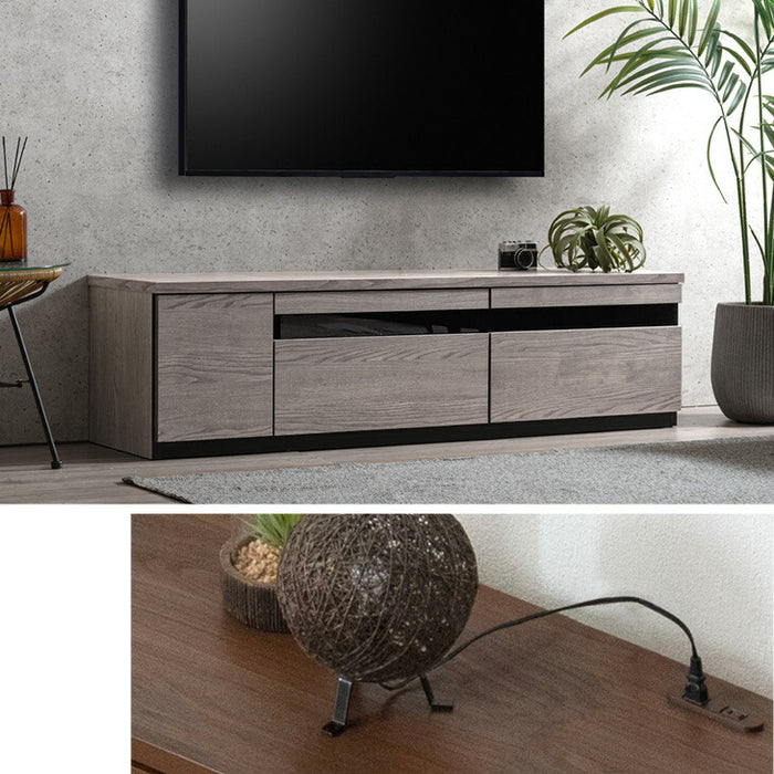ナチュラルウッド テレビボード横150cm コンセント付き 【公式通販】