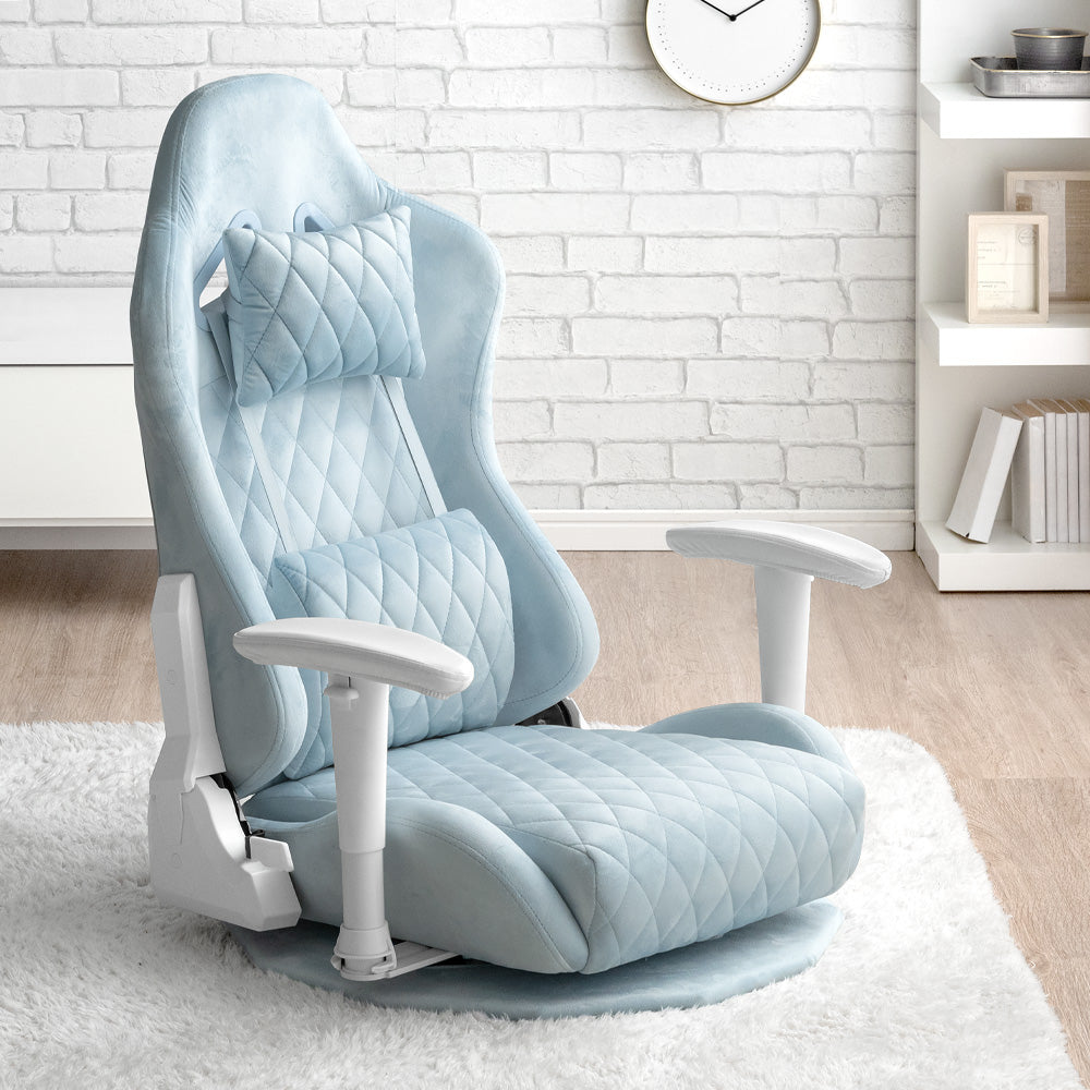 オシャレで可愛い座椅子（Zagaku01）ブルー