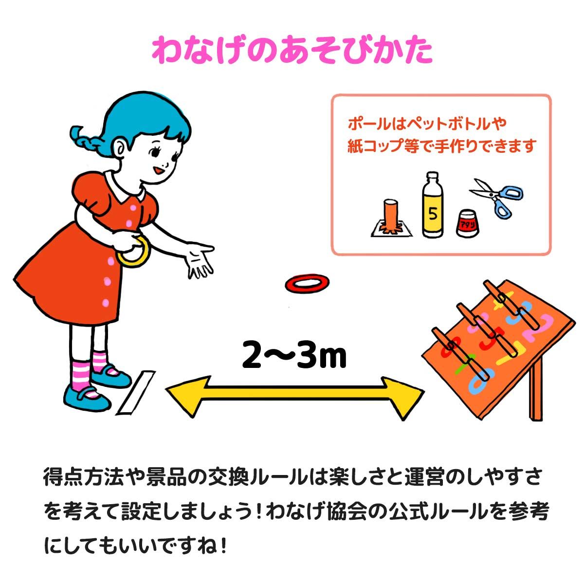 模擬店 輪投げセット100 【 景品100個と輪投げの輪 】｜有限会社太郎と花子