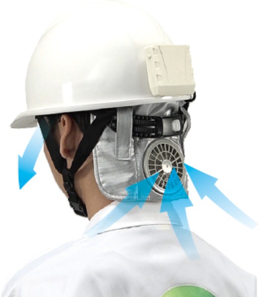 ヘルメット取付送風機 | 株式会社 イチネン TASCO