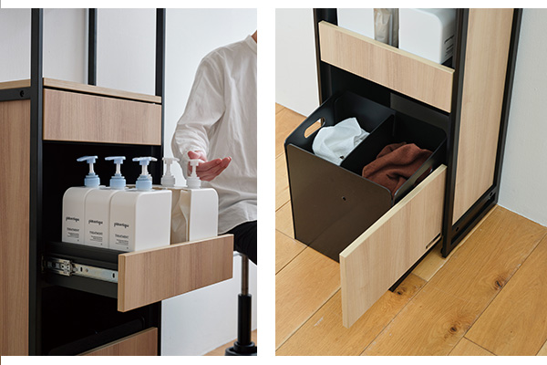 YUMEキャビネット | ミラー・サロン家具・ワゴン等 | 製品情報