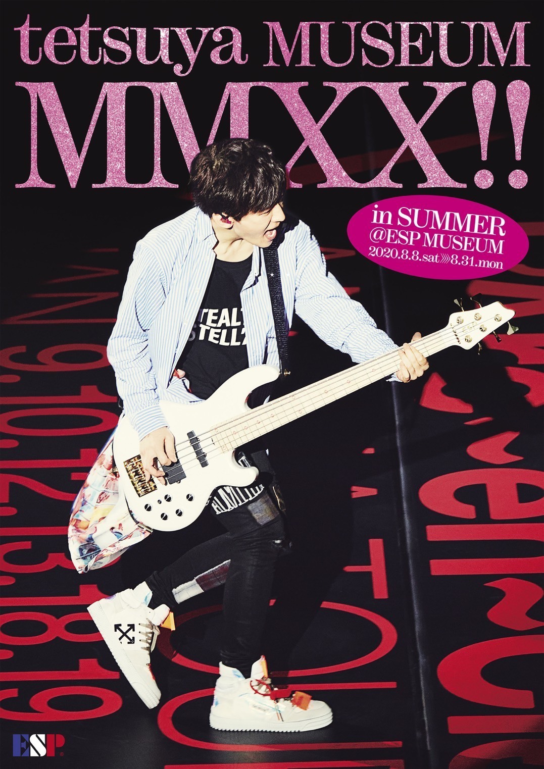 直筆サイン TETSUYA ESP 非売品 ステッカー ラルク L'Arc