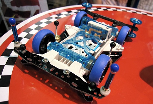 ミニ四駆 EVO.Iと ⅡカーボンシャーシⅠは仮組済 パーツ欠品有り ミニ