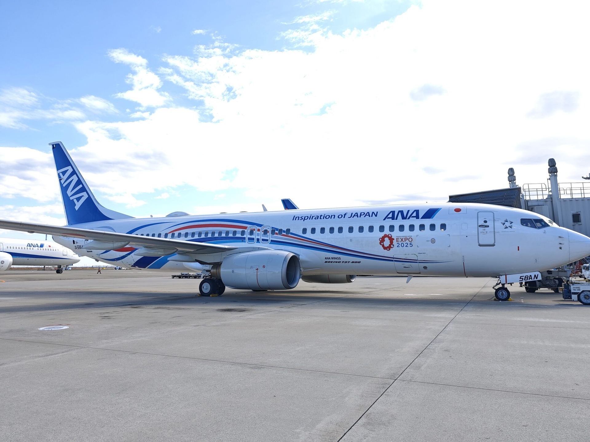 航空機・ヘリコプター ANA 737-800 JA58AN Expo 2025 JC 1:400 ANA 737