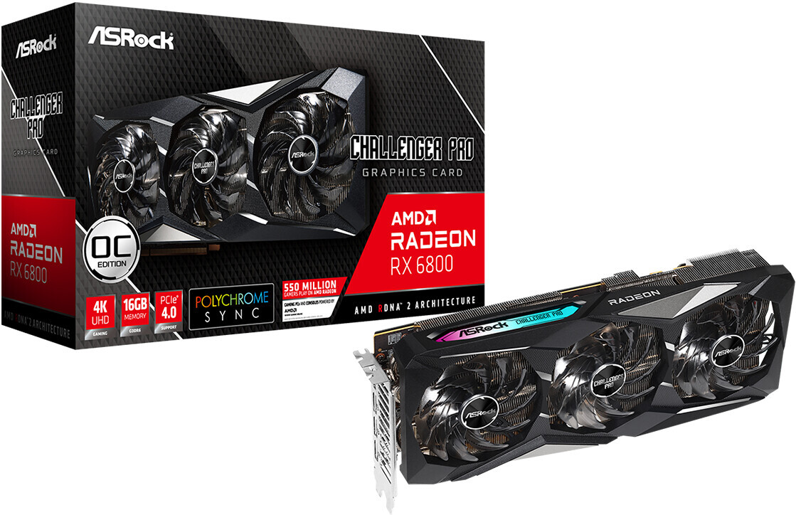ASRock Announces its Radeon RX 6800 XT and RX 6800 Series Custom