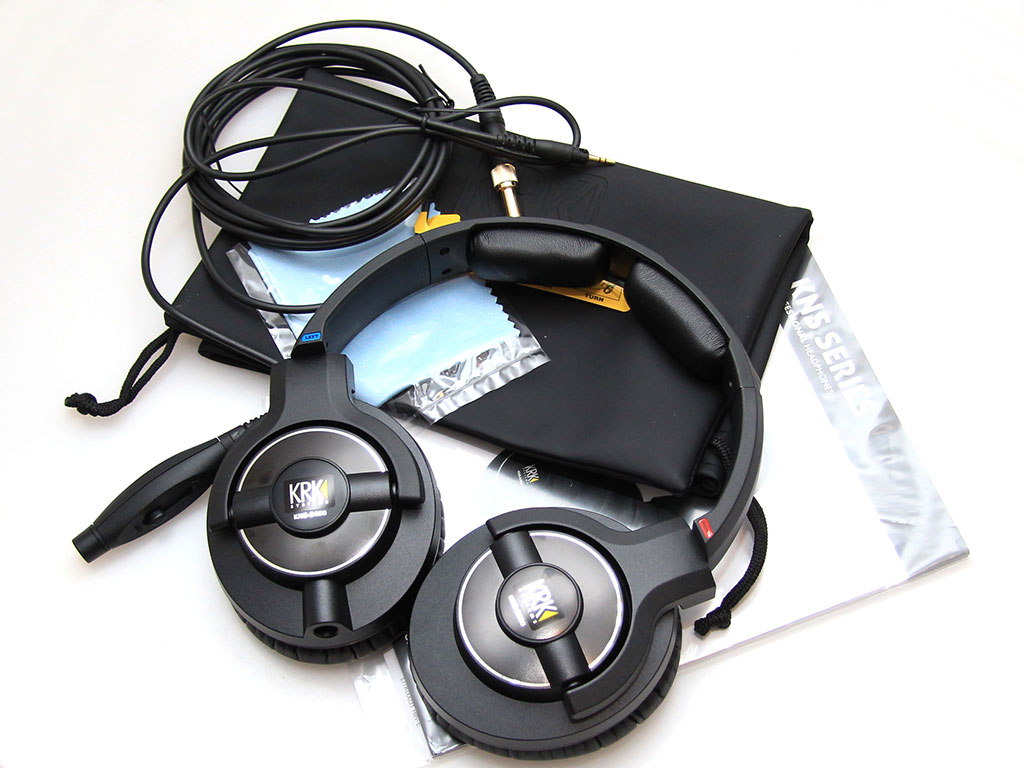 KRK Systems KNS 8400 Headphones Review - The Package & Closer