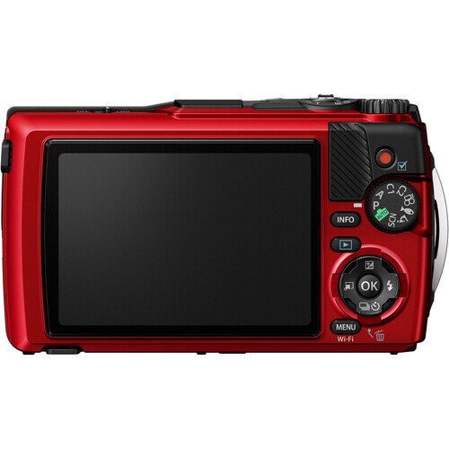 OM SYSTEM Tough TG-7 Digital Camera Red (V110030RU000) | New