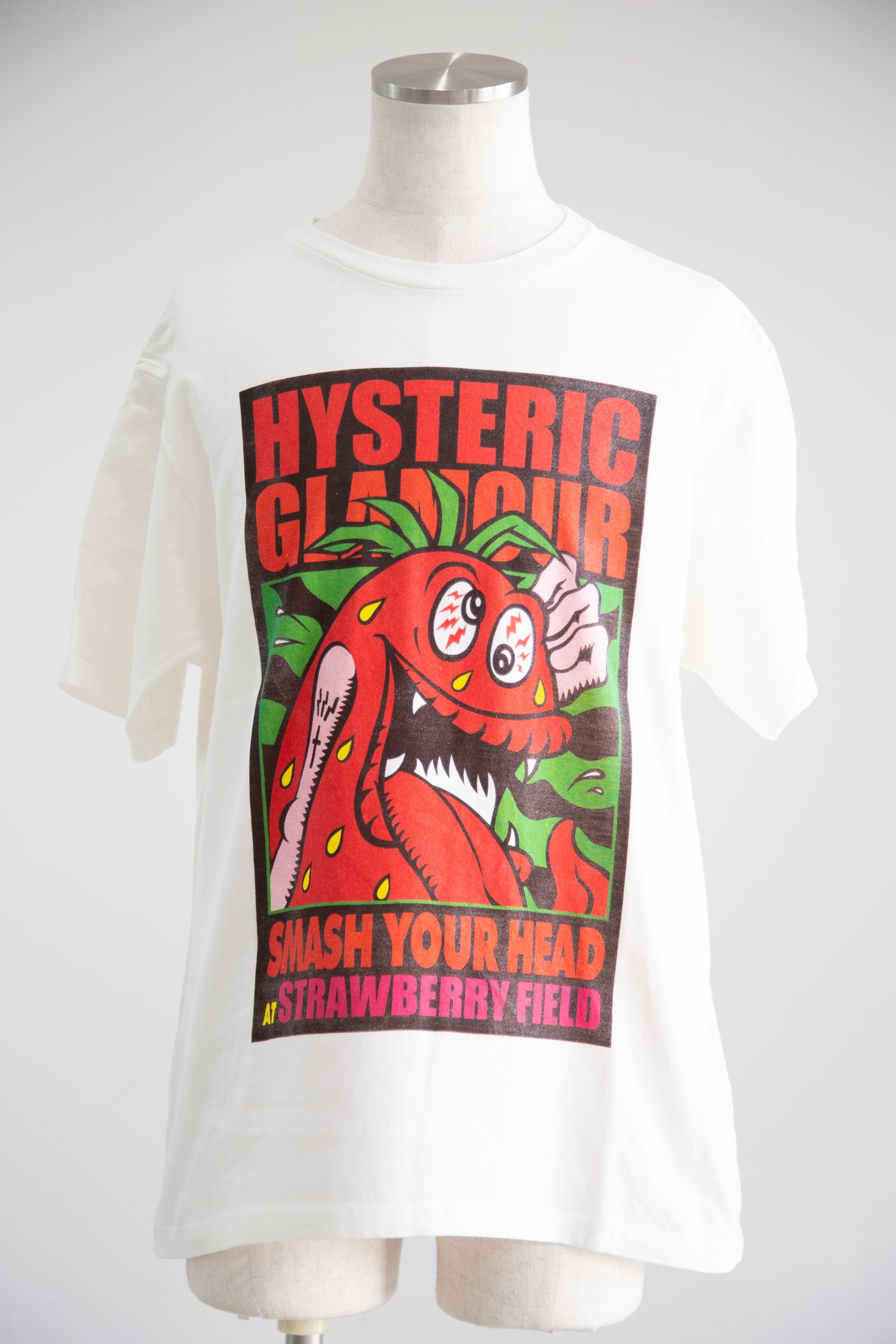 HYSTERIC GLAMOUR - SMASH YOUR HEAD SBM Tシャツ / ホワイト | Tempt