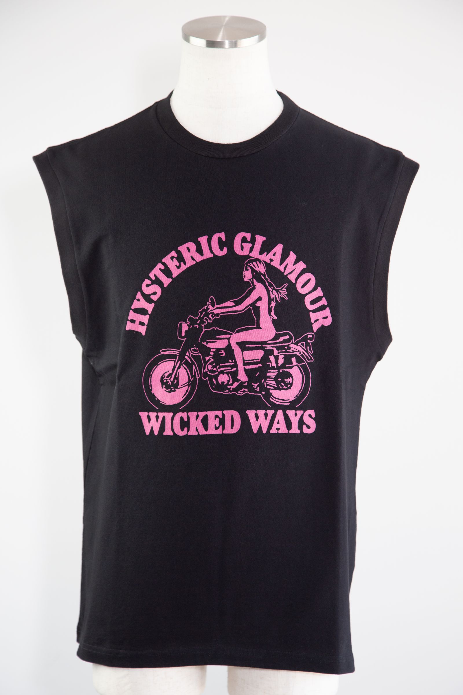 HYSTERIC GLAMOUR - WICKED WAYS ノースリーブTシャツ / ブラック | Tempt