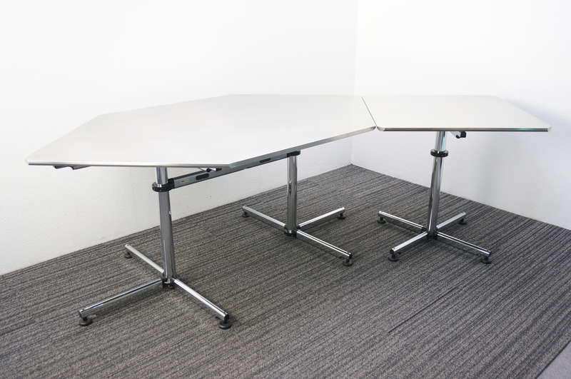 USMハラー ロールボーイ 2段ワゴン 鍵付 ホワイト W395 D500 H605 USM