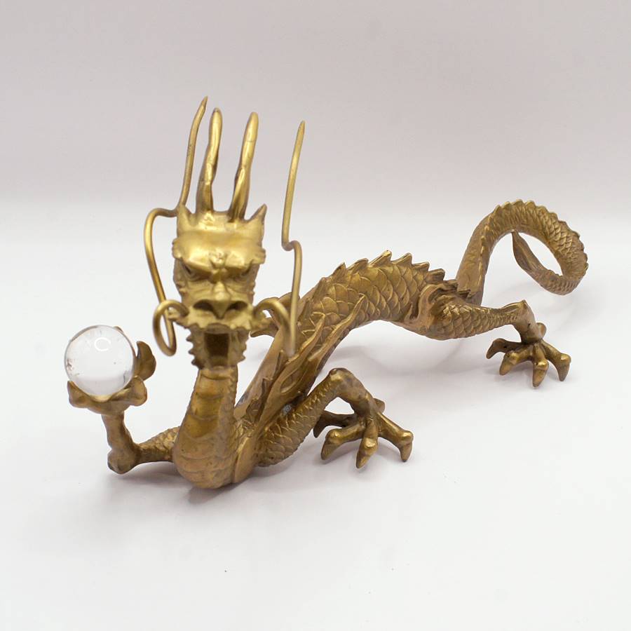 銅 細工 竜 干支竜 商売繁盛 家庭 事務 風水 開運 招財 置物 工芸品 銅
