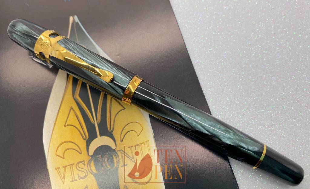 VISCONTI RAGTIME - Blue striated celluloid | Tenpen - By Letizia