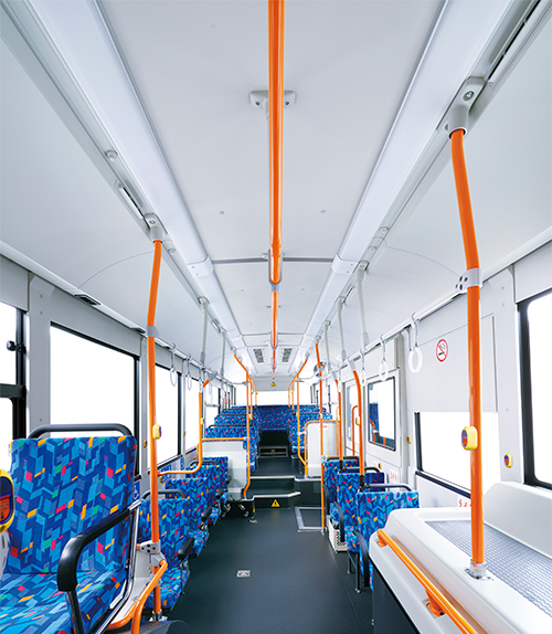 路線バスの座席椅子