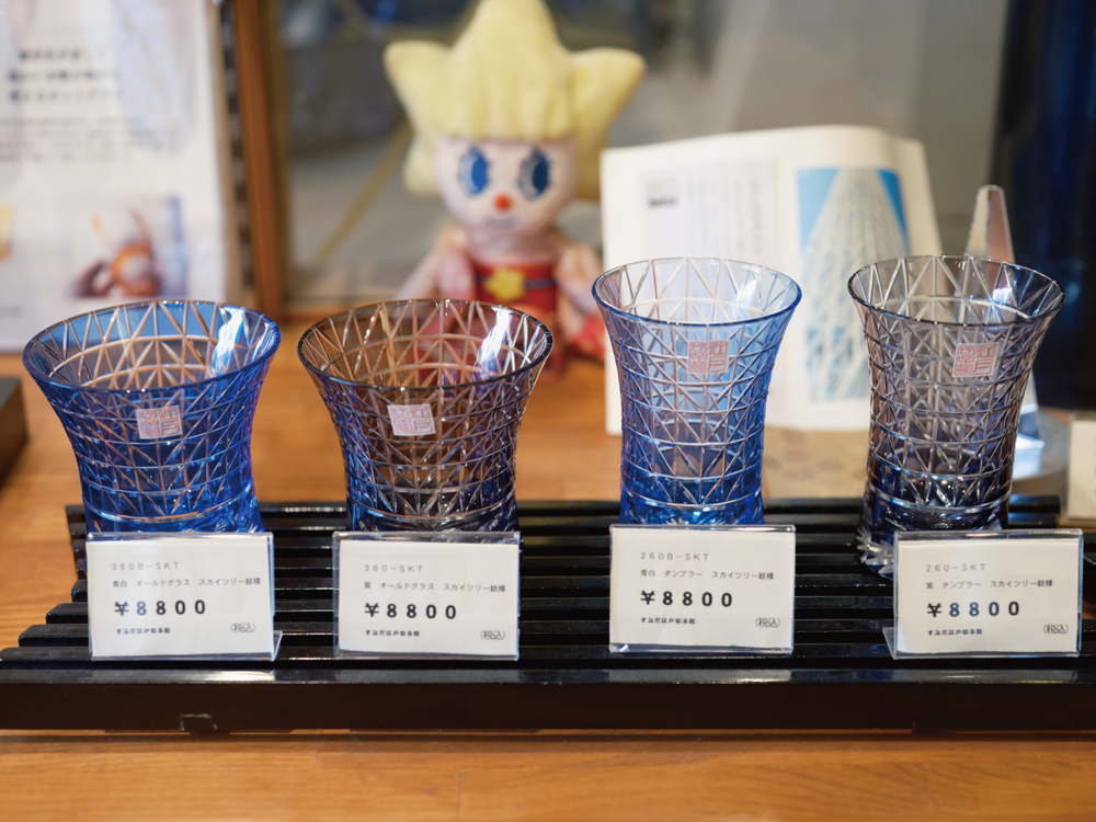 伝統の技と粋 スカイツリークリスタルタワー 江戸切子館 伝統の技と粋