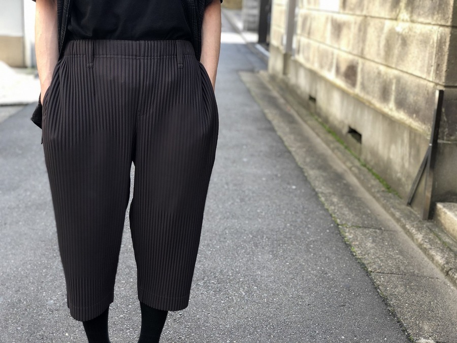 イッセイミヤケ オムプリッセ サイズ 販売 2 ストライプ パンツ 新品未