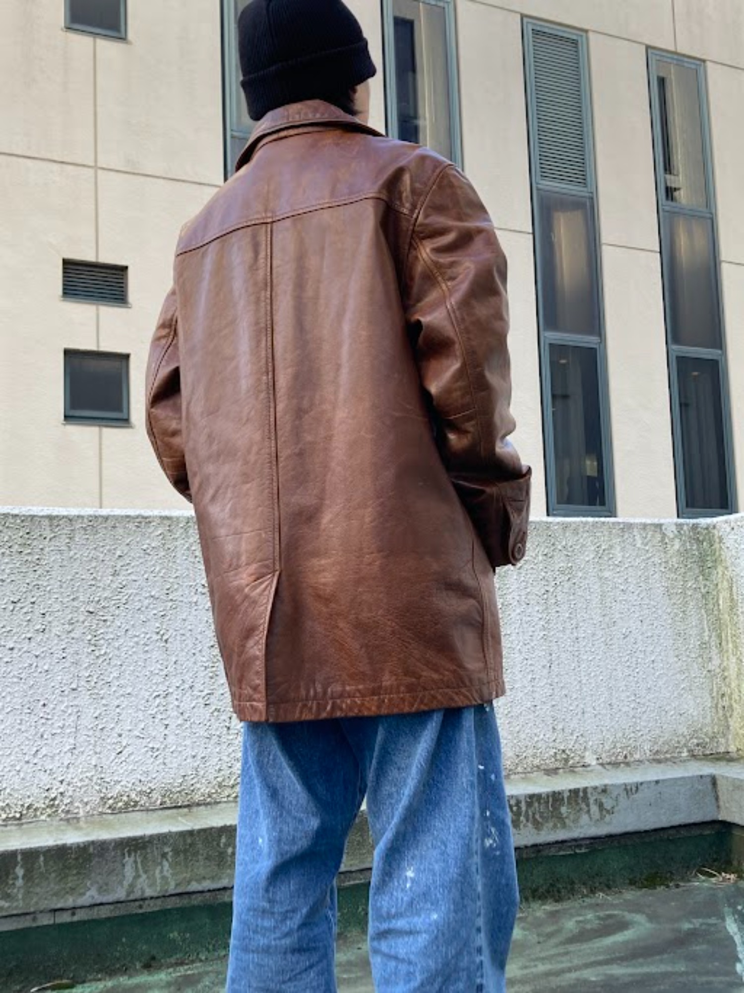 育て甲斐のある名作！～OLD GAP レザーカーコート～[2025.12.04発行