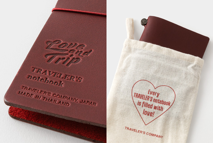 トラベラーズノート LOVE AND TRIP パスポートサイズ ペンホルダー