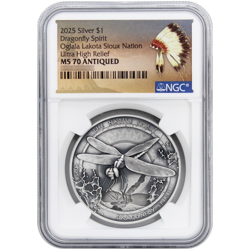 Explore the 2025 Lakota Dragonfly Coin Features | The Coin Vault