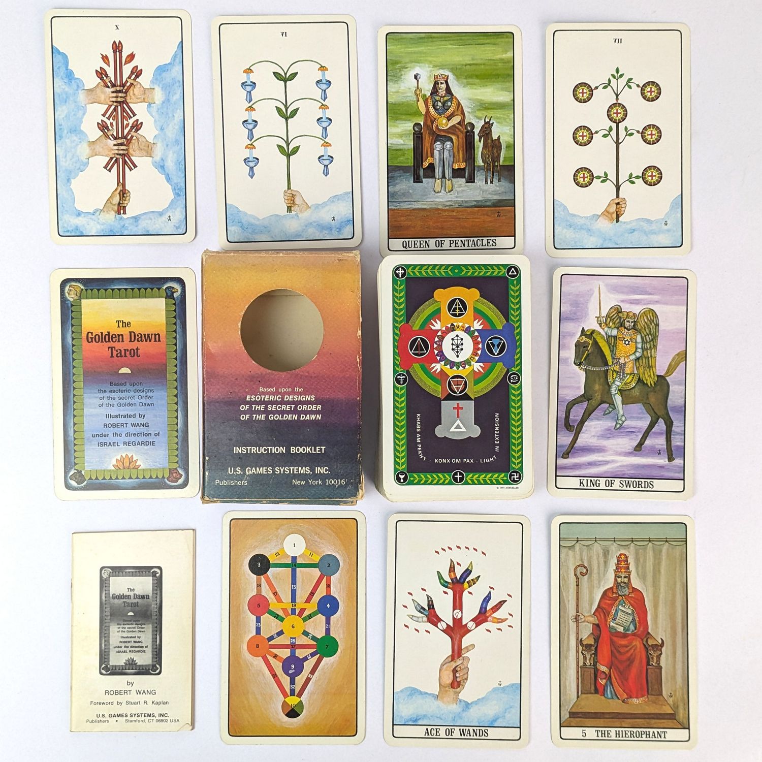コレクション GOLDEN DAWN TAROT DECK Golden Dawn Tarot Deck Set