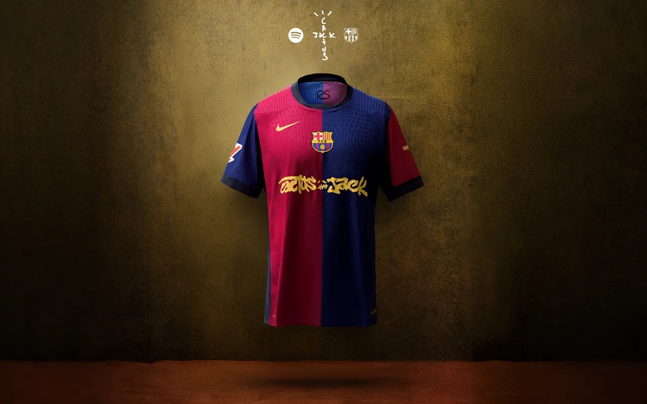 Limited Edition FC Barcelona x Travis Scott 2024-25 Shirt » The Kitman