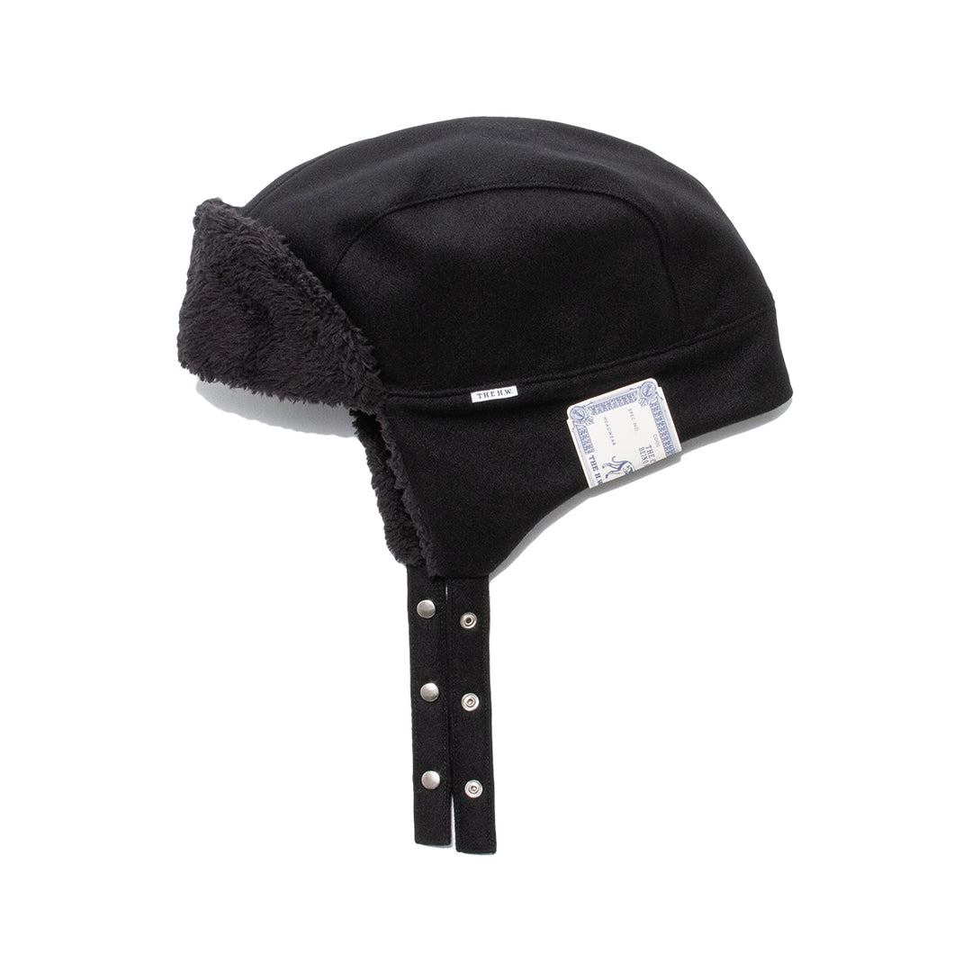 H.W.DOG & CO. LIGHT MELTON FLIGHT CAP