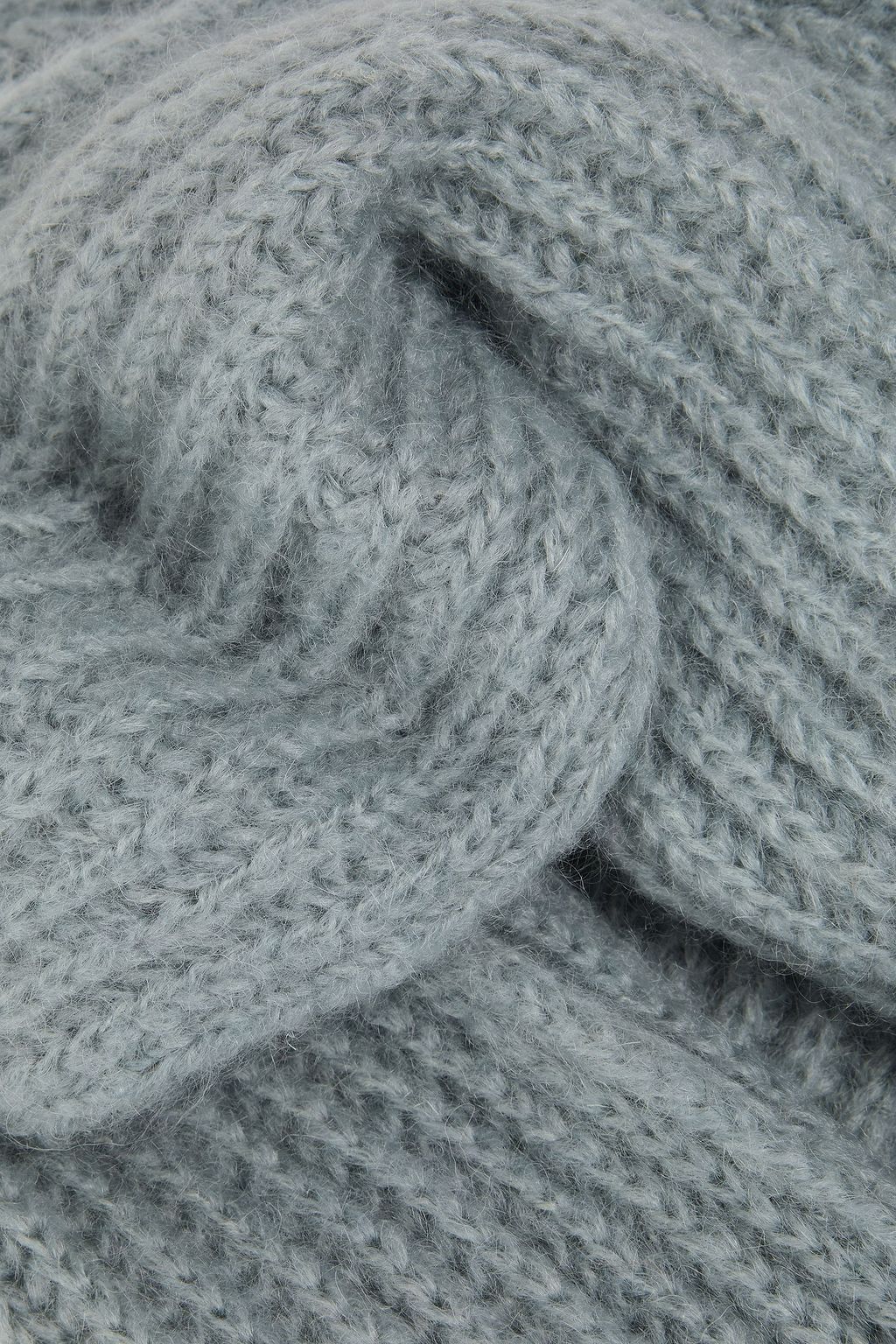 JIL SANDER リブ編みモヘア&ウール混 スカーフ | THE OUTNET (アウト