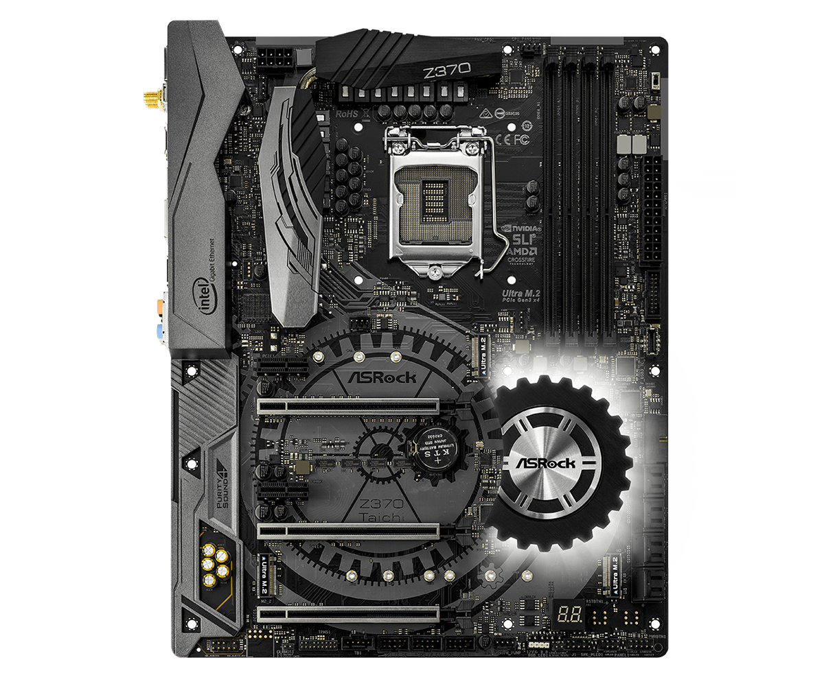 ASRock Z370 Taichi Build Makes 5Ghz OC Simple - Intel Optane Adds