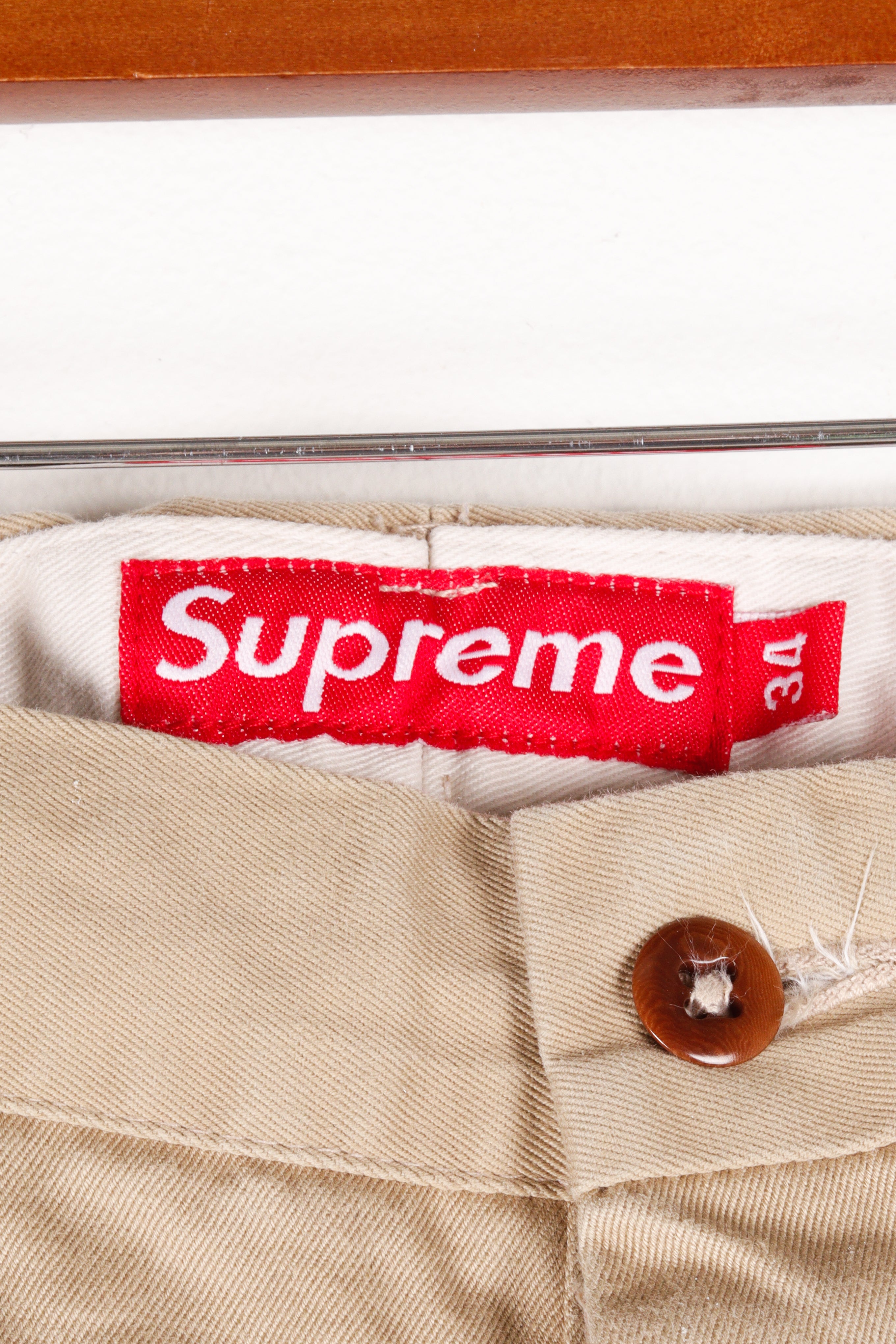 90's Supreme 'Chino' Pants Khaki – thepopup.com