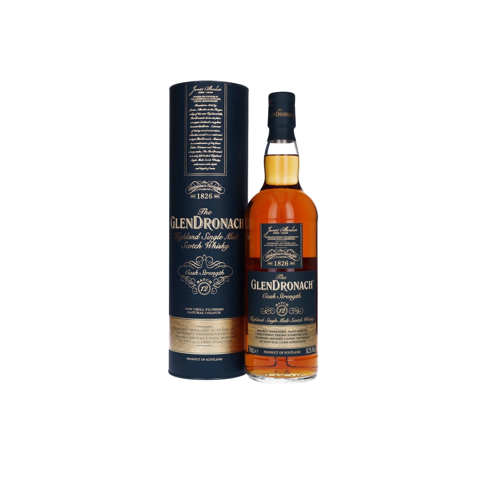 GLENDRONACH Cask Strength バッチ10 Strength Cask Whisky 70cl 58.2