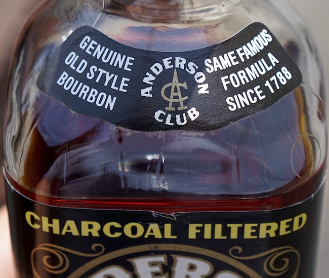 Anderson Club 15 Year | The Whiskey Shelf