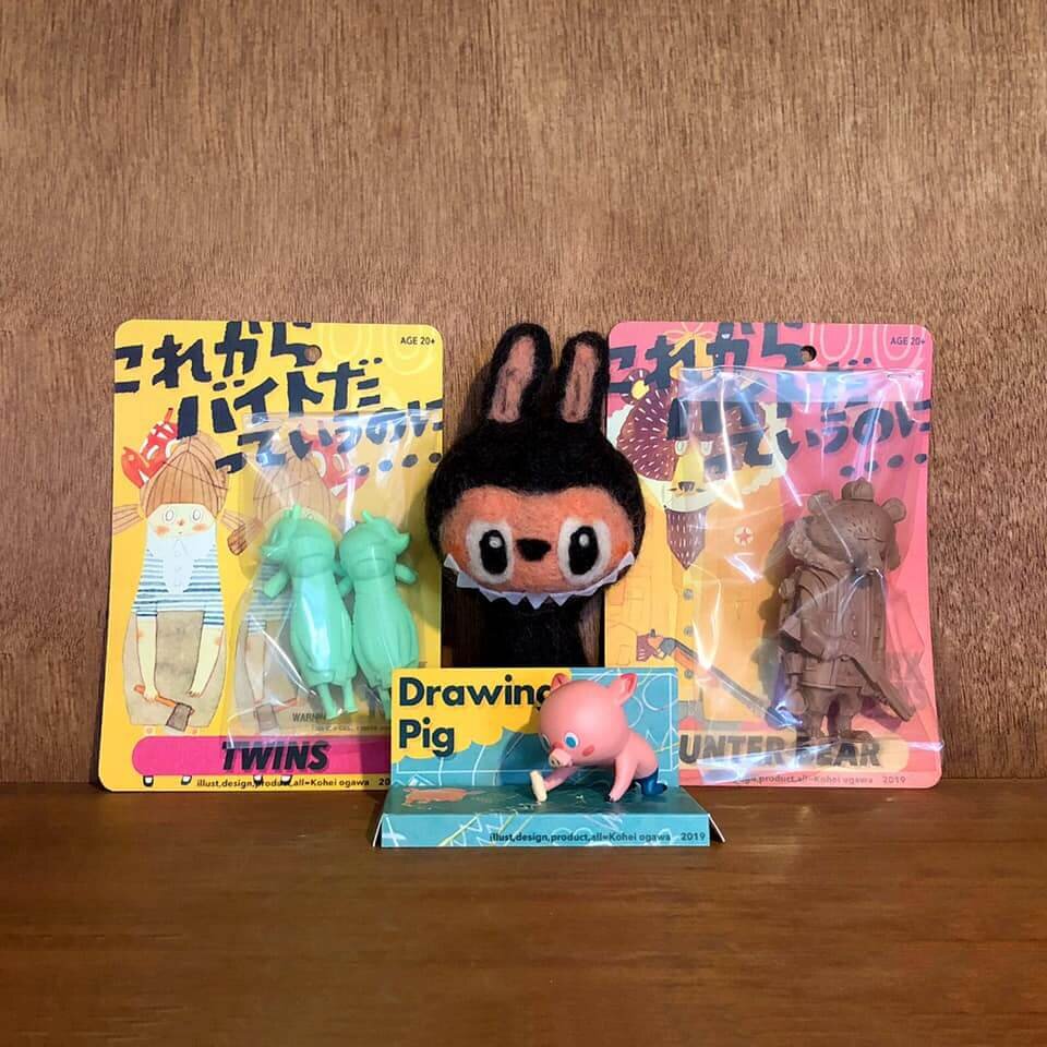 LUNA by kohei ogawa x how2work hk ソフビ