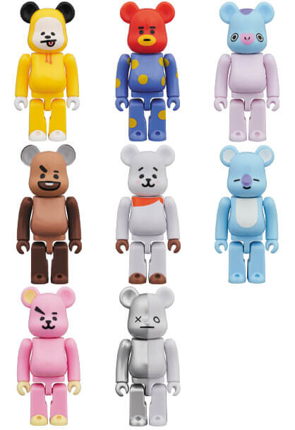 BT21 Be@rbrick Series By BTS x LINE FRIENDS x Medicom - The Toy