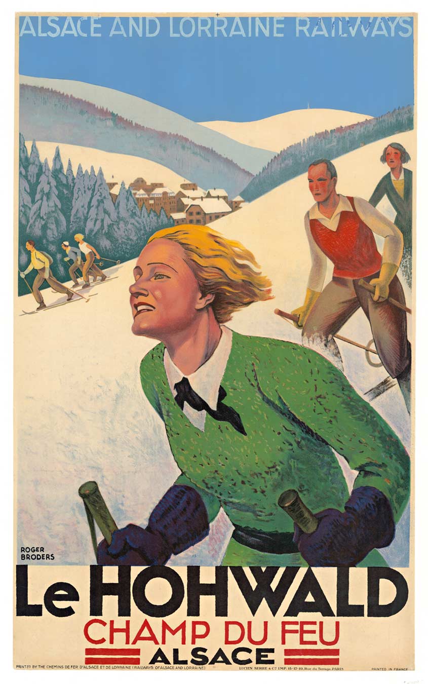 Le Hohwald Champ du Feu Alsace | Roger Broders | The Vintage Poster