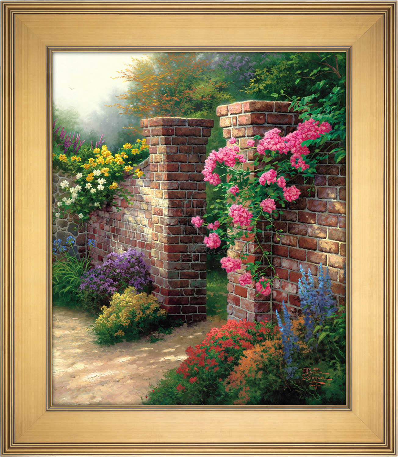 絵画 Family in the garden 20x 20cm 絵画 Family in the garden 20x