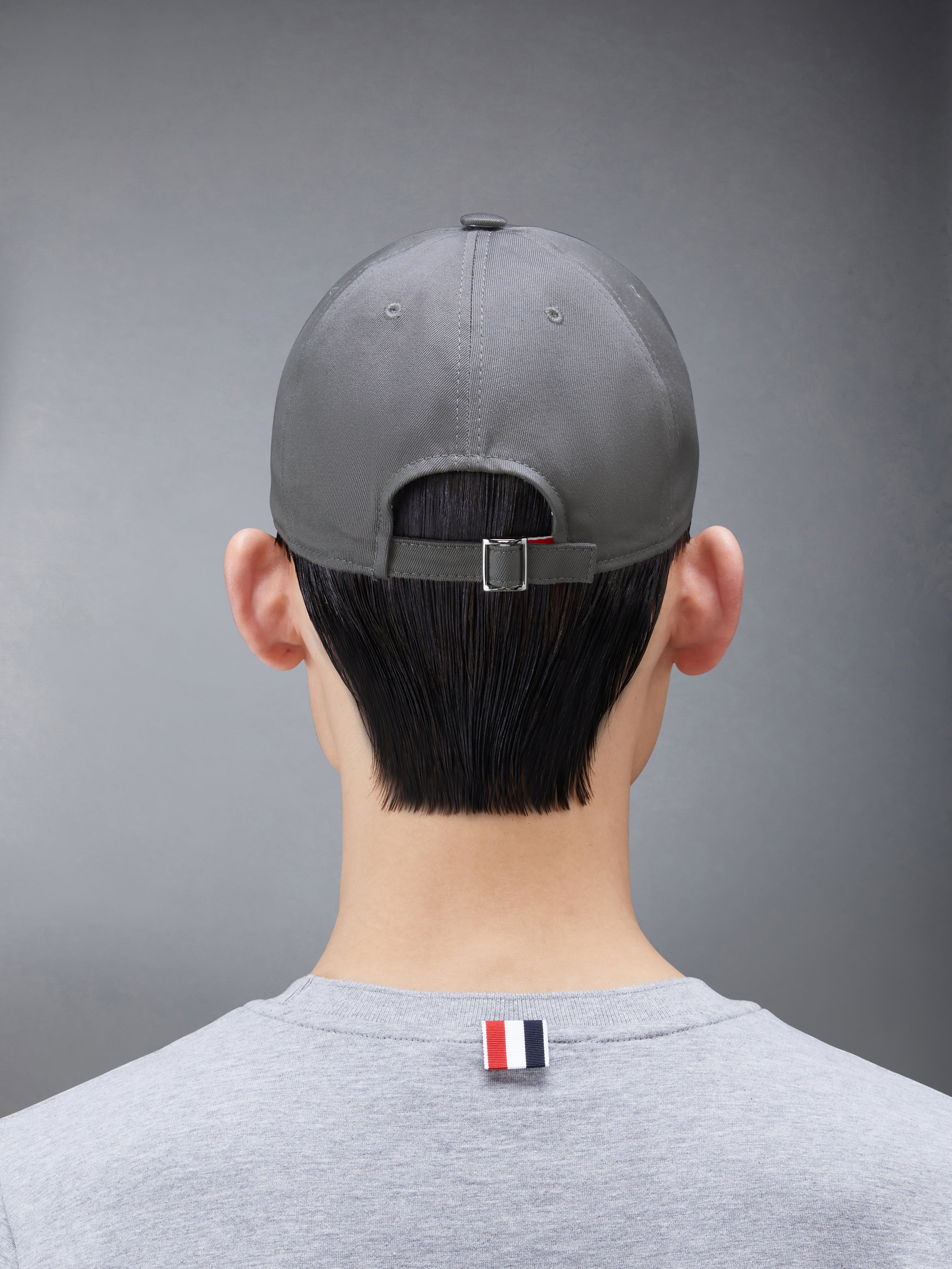 Twill Classic 6 Panel Baseball Cap | Thom Browne