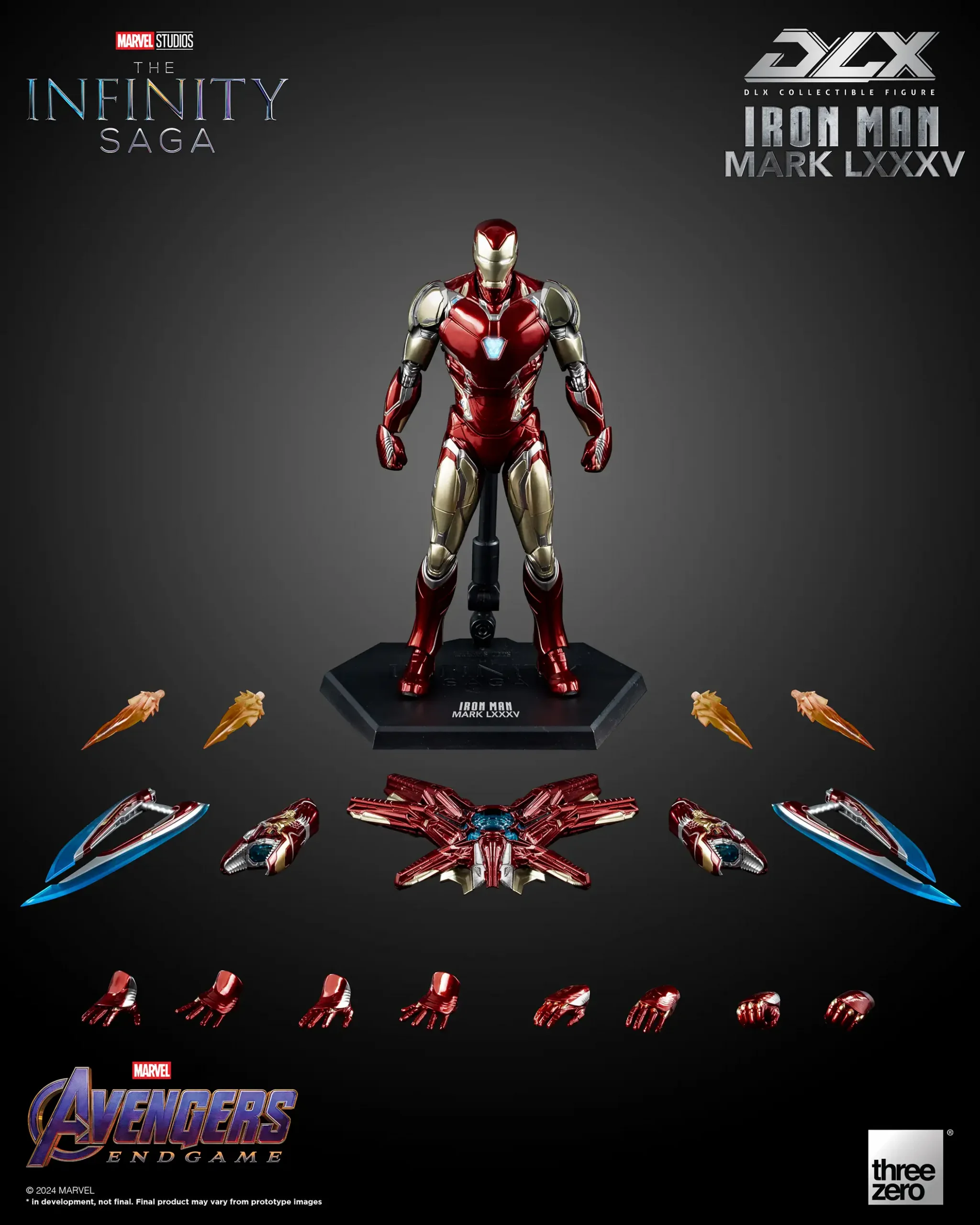 Marvel Studios: The Infinity SagaDLX Iron Man Mark 85 – threezero
