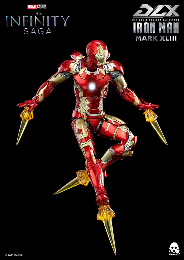 Marvel Studios: The Infinity SagaDLX Iron Man Mark 43 – threezero