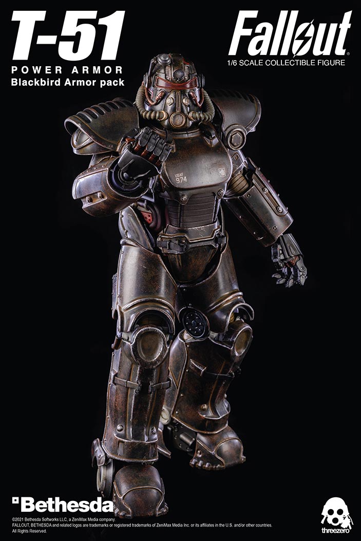 フォールアウト 1/6 T-51 ブラックバード・アーマー・パック