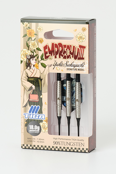 TIGA EMPRECHU V ダーツ 3本セット ダーツ バレル ティガ TIGA