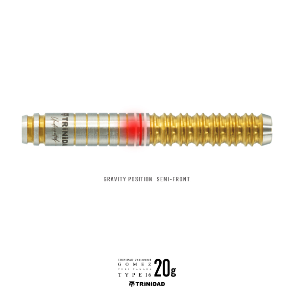 ダーツ バレル TRiNiDAD Undisputed GOMEZ16 EVO / 20g 山田勇樹 選手