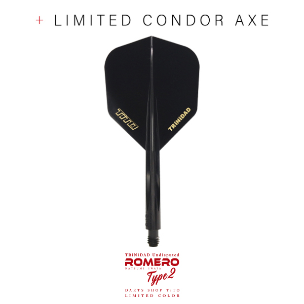 TiTO限定】ダーツ バレル TRiNiDAD Undisputed ROMERO2 TiTO Limited