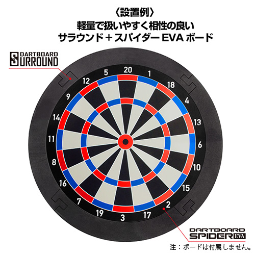 ダーツ ボード ディークラフト D.craft DARTBOARD SURROUND SPIDER