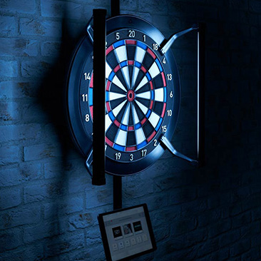 セット】ダーツボード DARTSLIVE Home & ポールスタンド & LED LIGHT