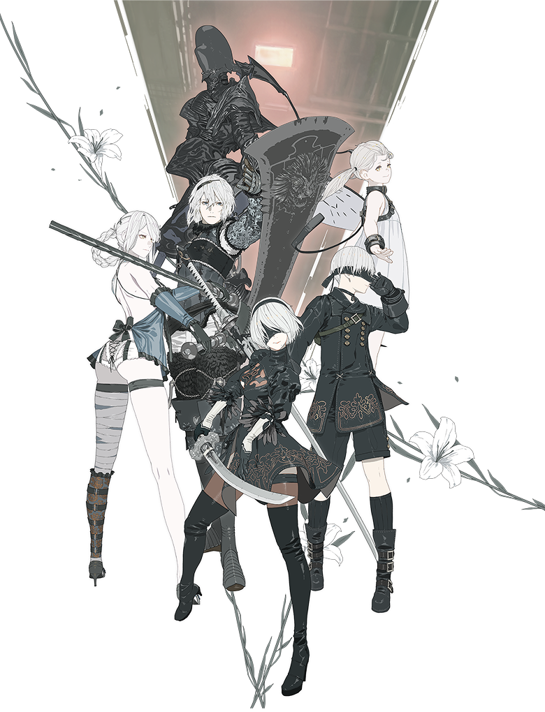 NieR: Automata 【レア】アートブックとフレーム付きアート3点セット