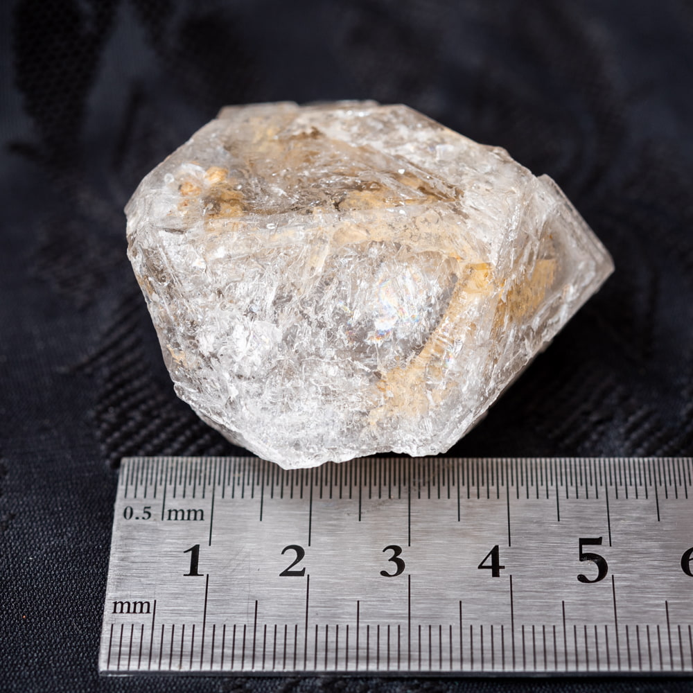 一点物〕ダイヤモンドクォーツ ダイヤモンド水晶 原石 天然石〔68g