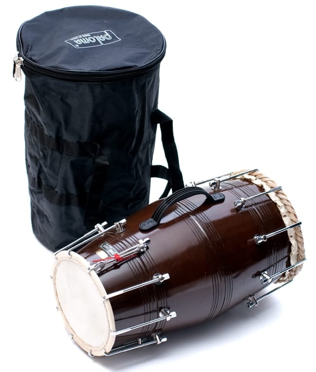 ドーラク(Dholak) インドの両面太鼓 ボルト締め高級タイプ の通販[送料