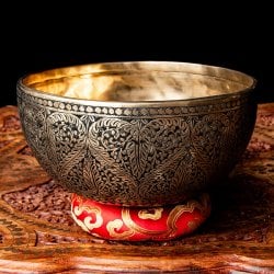 2025 シンギングボウル 金属製彫刻ボウル 27cm 1956kg No37