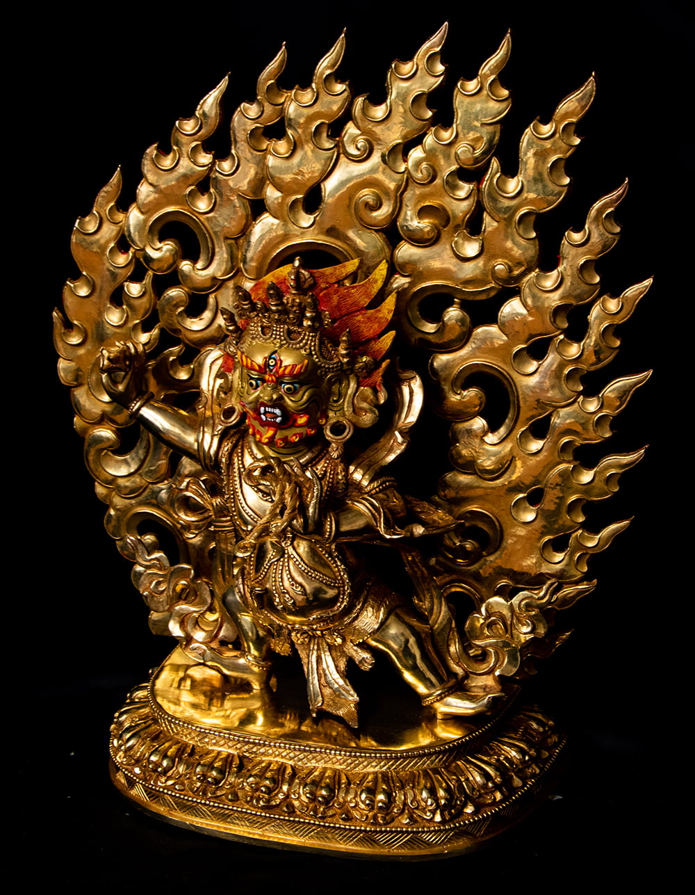貴重】タイ仏像 19世紀 古銅鍍金仏 ガンダルヴァ 貴重】タイ仏像 19