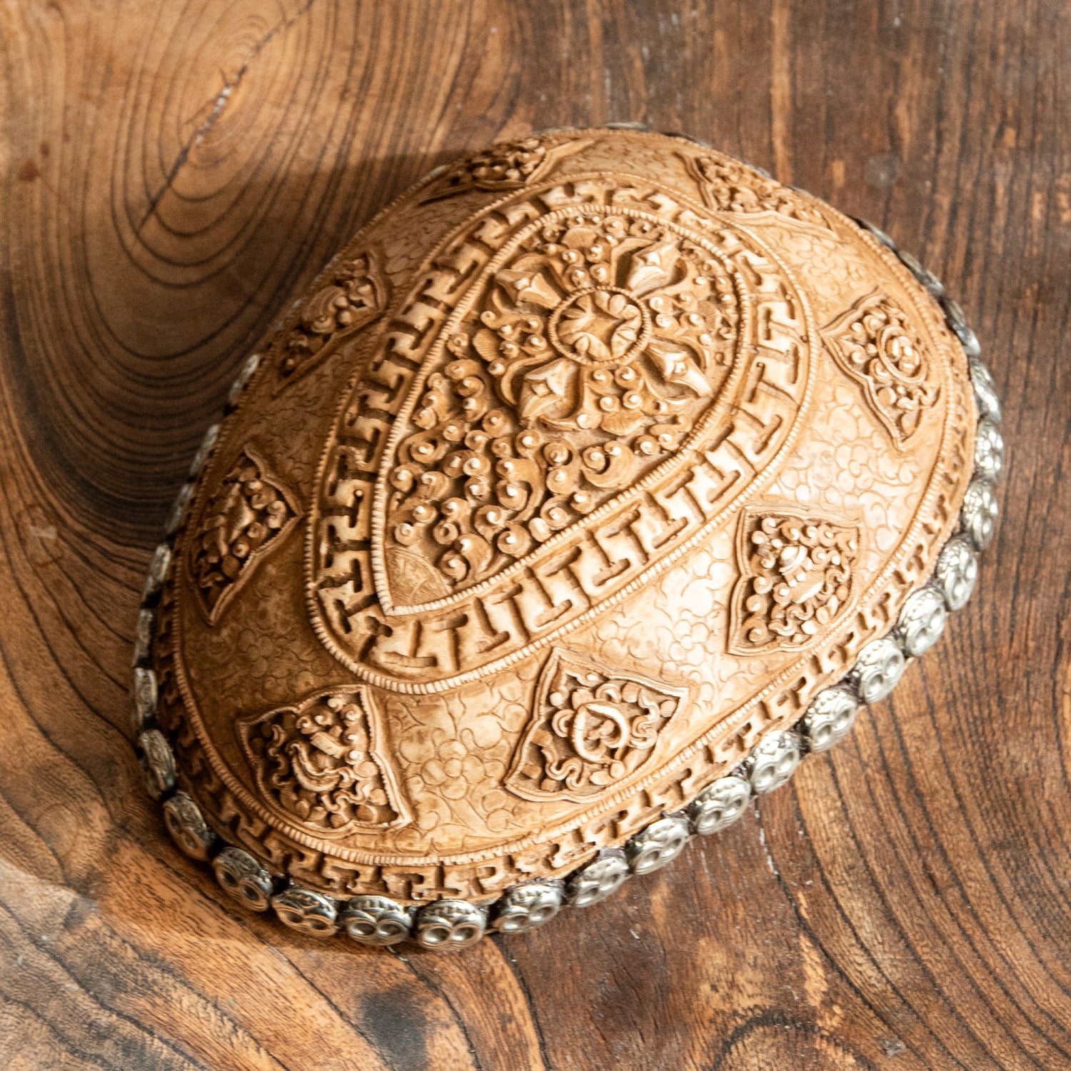 カパラ カパーラ 僧骨 頭骨 彫刻 オランウータン チベット 剥製 呪術