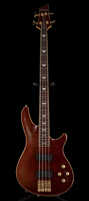 Pre Owned Schecter Diamond Series Made in Korea C-4 Bass Crimson